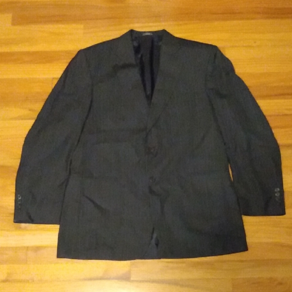 Towncraft Charcoal Pinstripe Blazer